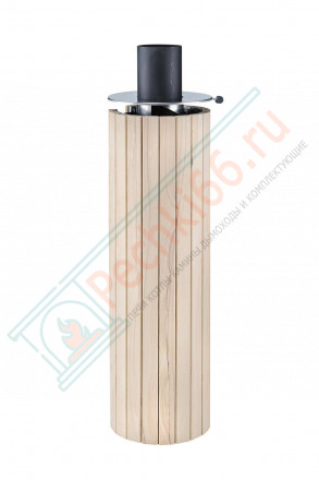 Дымоход с регистром Окаменевшее дерево перенесённый рисунок, d-115, L=1000 мм (Feringer)