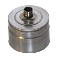 Заглушка с конденсатотводом (НЕРЖ-439/0,5) d-150 (УМК) Заглушка с конденсатотводом (НЕРЖ-439/0,5) d-150 (УМК)