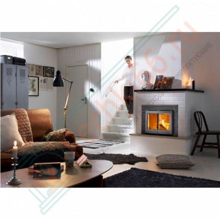 Чугунная топка i5 двойная дверца, цвет серый (Contura)