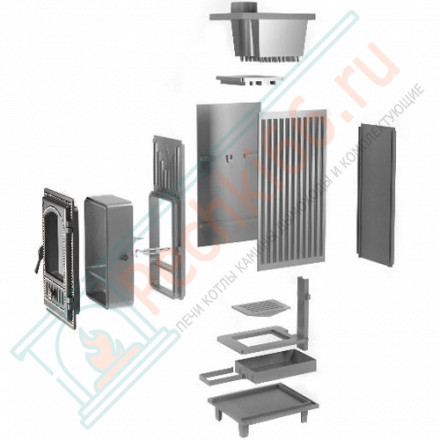 Чугунная печь для бани Эверест 24 Ковка (281) (Everest)