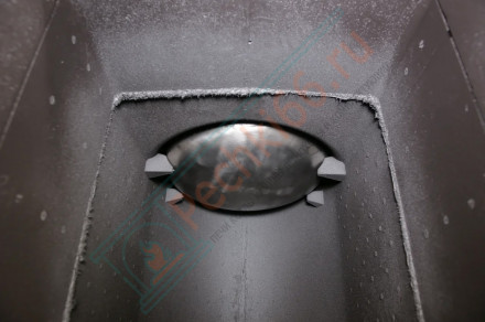 Печь банная Атмосфера L, верде гватемала ламель+сетка с газовой горелкой 24 кВт (ProMetall) 20м3