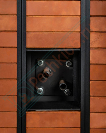 Печь для русской бани № 06МК-16 в кирпичном кожухе (Тройка) до 16м3