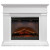 Каминокомплект Adagio - Белый с электрическим очагом Symphony 26'' DF2608-INT