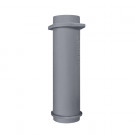 Чугунная НИЖНЯЯ труба для шибера 180/500мм (ТехноЛит)