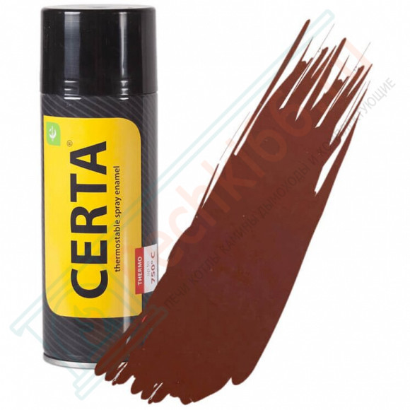 Термостойкая краска аэрозоль 0,52л, красно - коричневый, +500°С (Certa) в Уфе