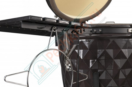 Керамический гриль Diamond Egg XL серый