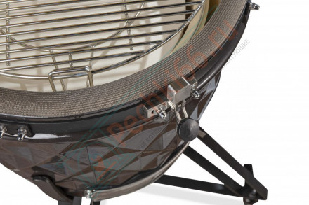 Керамический гриль Diamond Egg XL серый