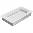 Решётка вентиляционная каминная белая 170х300 30B (Kratki)