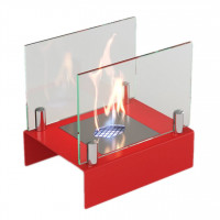 Биокамин Арлекино S, красный (LuxFire)