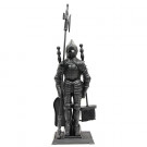 Набор каминный D50011ВК Рыцарь (4 предмета, 79см, черный), на подставке