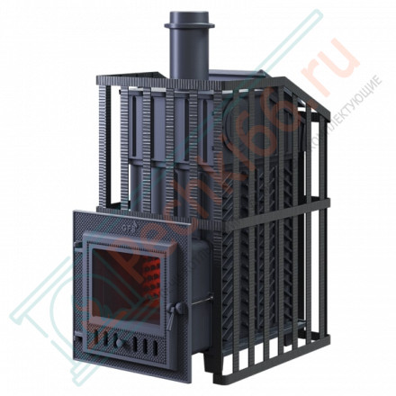Чугунная печь для бани Гефест GFS-ЗК 18 (М) Ураган (ТехноЛит)