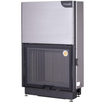 Топка Вега 1000 MPB подовое горение принтинг черный шамот (Экокамин)