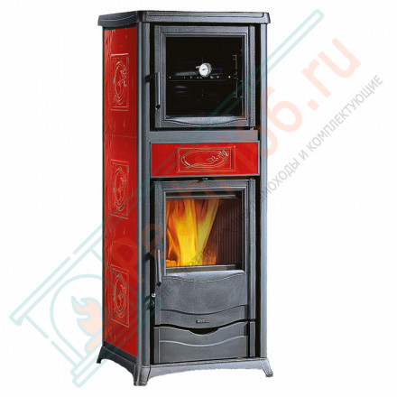 Печь с варочной поверхностью Rossella Plus Forno, цвет бордовый (La Nordica)