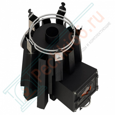 Банная печь Фредерика со стеклом (Добросталь)