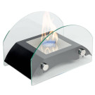 Биокамин настольный мост S, чёрный (LuxFire)
