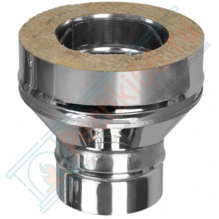 Переход конус моно-термо V50R (AISI-321/0,8-AISI-304/0,5) d-104/200 (Вулкан-Cerablanket)