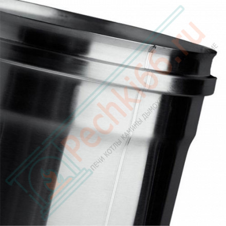 Сэндвич труба для дымохода L=1000 (AISI-316L/0,8-AISI-304/0,5) d-120/220 (Craft-HF-50B)