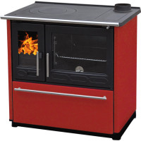 Отопительно-варочная плита 850 GLAS, красная (Plamen) 11 кВт