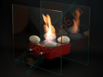 Биокамин Токио M, красный (LuxFire)