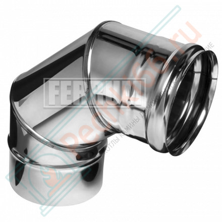 Колено 90° (НЕРЖ-430/0,5) d-115 (Ferrum GS)