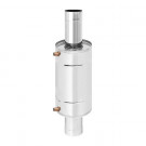 Теплообменник на трубе (НЕРЖ-439/0,8мм) 12 л, d-115 (Россия)