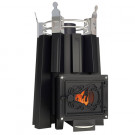 Банная печь Фредерика стронг со стеклом (Добросталь)