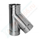 Тройник 45° без изол (НЕРЖ-321/0,5) d-120 (Дымок-Lux)