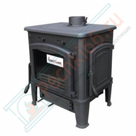 Чугунная печь-камин HERMES, SIDE DOOR (Ferguss) до 250 м3