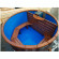 Японская баня Фурако круглая с пластиковой вставкой с внутренней печкой 150х150х120 (НКЗ) в Уфе