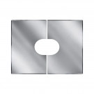 Фланец разрезной 21/32º без изол 780х890 на трубу V50R (AISI-304/0,5) d-180/280 (Вулкан)