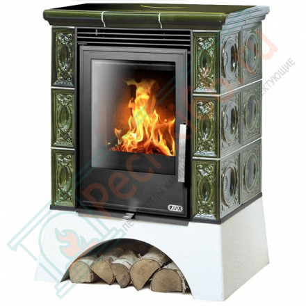 Керамическая печь Helvetia KPI, металлический цоколь, Т/О 6.9 кВт, 2-цвета (ABX)