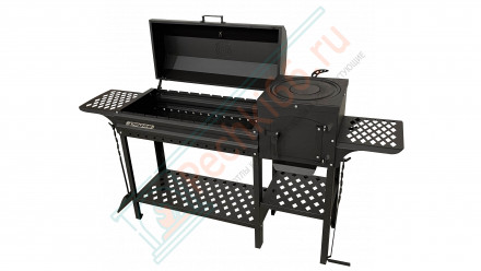 Мангал с печкой под казан Дача (Pegas)