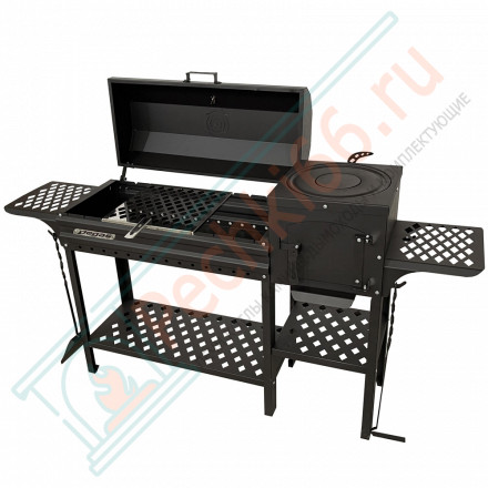 Мангал с печкой под казан Дача (Pegas)