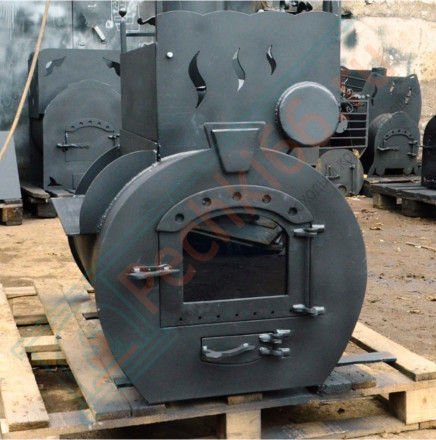 Банная печь Горыныч 3 (ЗК) с конвекционным порталом, под бак 100 л (ТермоСфера)