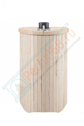 Дровяная банная печь Ферингер Малютка ПФ "Окаменевшее дерево наборный" до 18 м³