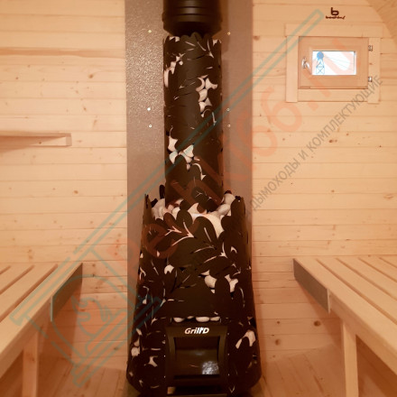 Дровяная банная печь Grill'D Dubravo 180 Short