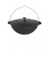 Чугунный казан с ручкой для подвеса 12л. (Везувий) Чугунный казан с ручкой для подвеса 12л. (Везувий)