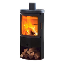 Печь-камин Thor Black, черный цвет (MCZ)