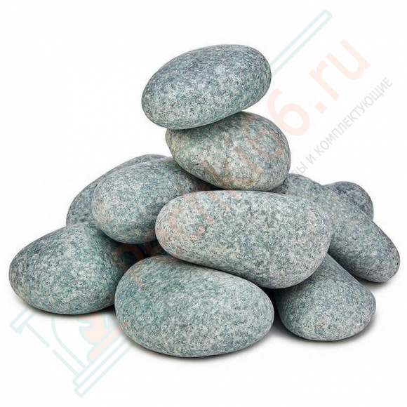 Камень для бани Жадеит шлифованный средний, м/р Хакасия (коробка), 10 кг в Уфе