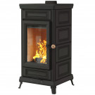 Печь-камин Майолика, черная (Астов) Печь-камин Майолика, черная (Астов)