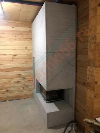 Чугунная топка Kaw-Met W16 PB под ключ (монтаж 07.2020)