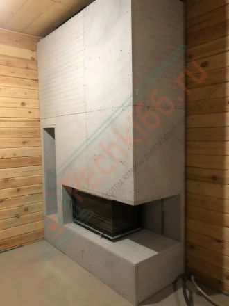 Чугунная топка Kaw-Met W16 PB под ключ (монтаж 07.2020)