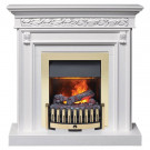 Каминокомплект Valletta - Белый (Ширина 1040 мм) с очагом Danville Brass FB2 Каминокомплект Valletta - Белый (Ширина 1040 мм) с очагом Danville Brass FB2