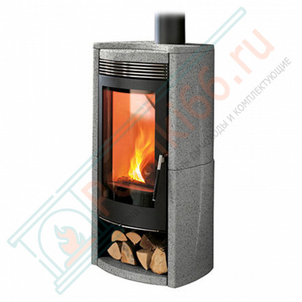 Печь-камин Quasar Ceramica Salt&Pepper, цвет маренго (MCZ)