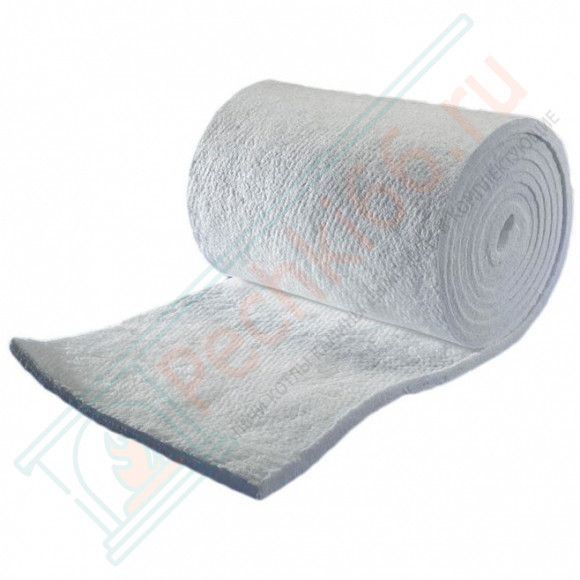 Одеяло огнеупорное керамическое иглопробивное Blanket-1260-64 610мм х 25мм - рулон 7300 мм (Avantex) в Уфе