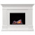 Каминокомплект California - Белый (Глубина 380) с электроочагом Cassette 600 NH