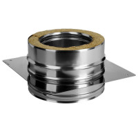 Опора на трубу с изол (НЕРЖ-321/0,8-НЕРЖ-439/0,5) d-300/380 (Дымок-Lux)