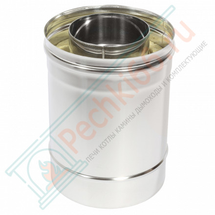 Сэндвич труба Термо ТТ-Р 250 с хомутом (316-0.8/304-0.5) d-250/350 (ТиС Промо)