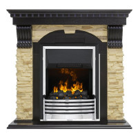 Электрокаминокомплект Dublin - Венге / Сланец с очагом Flagstaff
