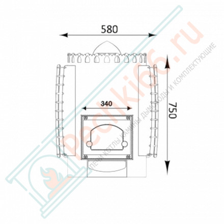Банная печь Вольга Элит (Царь-Печи)